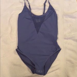 🐇 PINK blue bodysuit NWOT